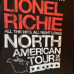 Lionel Ritchie 2014 tour tee